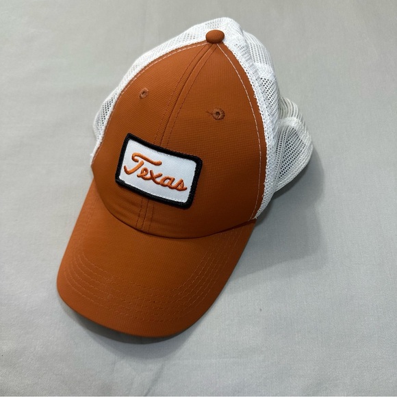 Imperial Sports Other - Imperial Texas Hat Trucker Cap Burnt Orange White Mesh Snapback Retro Script